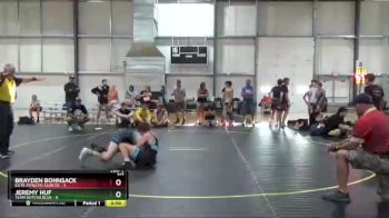 117 lbs Round 5 (6 Team) - Brayden Bohnsack, Elite Athletic Club DZ vs Jeremy Huf, Team Gotcha Blue