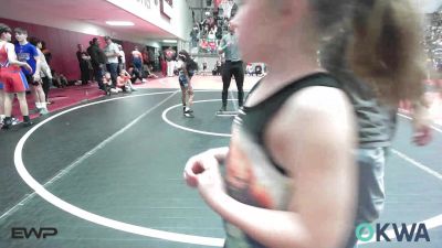67 lbs Rr Rnd 5 - Kynslee Church, Team Tulsa Wrestling Club vs Chaya Wilson, Pitbull Wrestling Academy