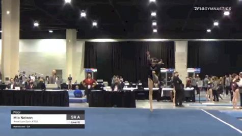 Mia Nelson - Floor, American Gym #703 - 2021 USA Gymnastics Development Program National Championships