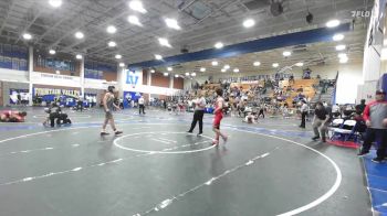 132 lbs Cons. Round 2 - Ronnie Quiroa, Warren vs Finn Kapsos, Harvard-Westlake