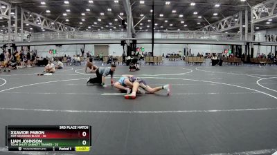 175 lbs Placement (4 Team) - Xxavior Pabon, Mat Assassins Black vs Liam Johnson, Team Shutt Garnett Trained