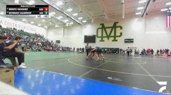 215 lbs Cons. Round 2 - Esteban Calderon, Alhambra vs Benito Vasquez, Santa Paula