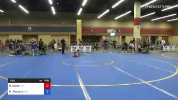 49 kg Consi Of 16 #2 - Nathalie Erazo, Legacy Wrestling Center vs Mia Shepard, Aniciete Training Club