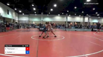 132 kg Consolation - Dawson Thompson, Georgia vs Zander Hutson, North River Wrestling Club