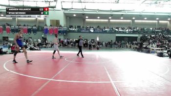 132 lbs 5th Place - Andrew Kuljancic, Ellis Tech vs Ryan Mcveigh, New Fairfield