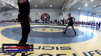 120 lbs Round 1 - Grady Lambdin, Ohio vs Braydon Studer, Ohio