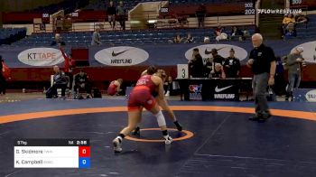 57 kg Consolation - Gabrielle Skidmore, Twin Cities Regional Training Center vs Kelsey Campbell, Sunkist Kids Wrestling Club