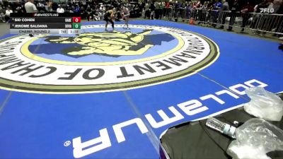 120 lbs Champ. Round 3 - Jerome Saldana, Sonoma Valley vs Sid Cohen, Rancho Bernardo