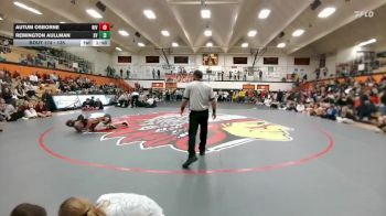 135 lbs 1st Place Match - Autum Osborne, Riverton vs Remington Aullman, Star Valley