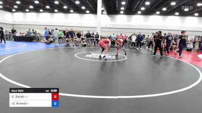 132 lbs Final - Evan Sanati, Virginia vs Daniel Aranda, Florida
