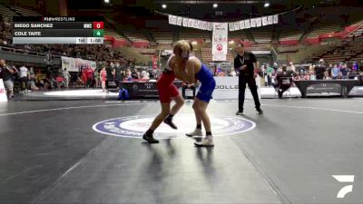 7th Place Match - Diego Sanchez, Madera Wrestling Club vs Cole Taite