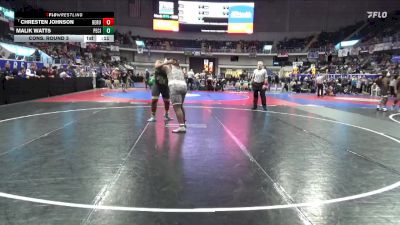 6A 285 lbs Cons. Round 3 - Chresten Johnson, Benjamin Russell vs Malik Watts, Pell City