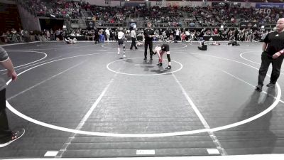 92 lbs Quarterfinal - Ryder Gaston, Oak Grove Little League vs Waylon Burress, Wentzville Wrestling Federation