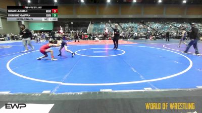73 lbs Semifinal - Noah Lagman, Monster Garage vs Dominic Galvan, EGWA