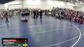 132 lbs Semis & 1st Wrestleback (8 Team) - John Hanrahan, Illinois Gold vs Lincoln Hinchman, Indiana Gold