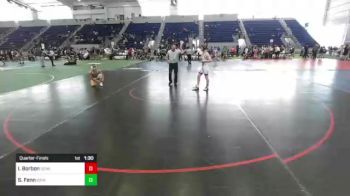 132 lbs Quarterfinal - Isaias Borbon, Dominate WC vs Serge Fenn, Grindhouse WC