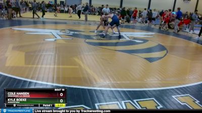 157 lbs Round 3 - Cole Hansen, Wisconsin-La Crosse vs Kyle Boeke, Augustana