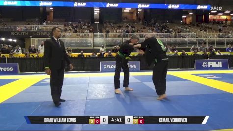 Kemail Verhoeven vs Brian William Lewis 2025 Pan Jiu Jitsu IBJJF Championship