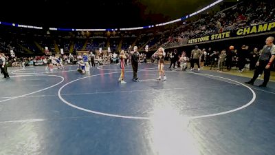 100 lbs Final - Isabelle Folks, North Allegheny vs Vera Konte, Norristown