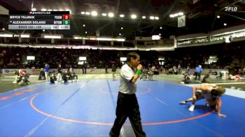 138 lbs Champ. Round 1 - Alexander Solano, Mount Vernon vs Bryce Tillman, Peninsula