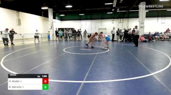 160 lbs Consi Of 16 #2 - Hunter Andel, OH vs Ryan Garvick, PA