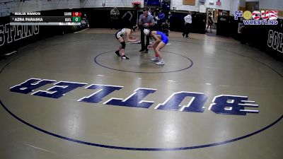106 lbs Quarterfinal - Malia Ramos, Canon McMillan vs Azra Paraska, Butler