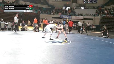 150 lbs 3rd Place - Josh Brown, Carolina Forest vs Luke Howle, Greenwood