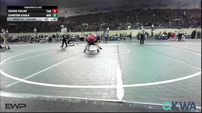 126 lbs Quarterfinal - Quade Kolar, Team Nomad vs Carsten Cagle, Harrah Little League Wrestling