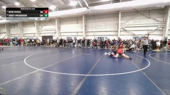 155 lbs Quarterfinal - Zoey Peterson, Lehi vs Evie Stahl, Evanston