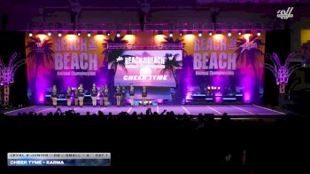 Cheer Tyme - Karma [2026 L2 Junior - D2 - Small - A Day 1] 2026 ACDA Reach the Beach All Star Grand Nationals - DII