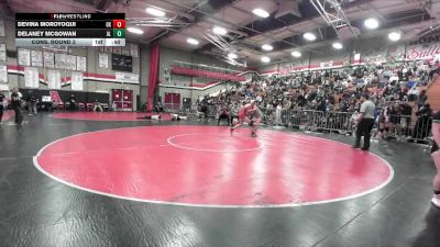 130 lbs Cons. Round 2 - Delaney McGowan, Alta Loma vs Devina Moroyoqui, Oxnard