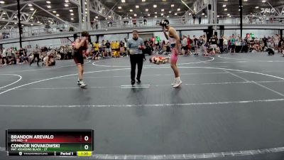 132 lbs Round 6 (8 Team) - Connor Novakowski, Mat Assassins Black vs Brandon Arevalo, GPS Red