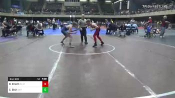 135 lbs Quarterfinal - Dustin Elliott, Delmar vs Chase Bish, National Park