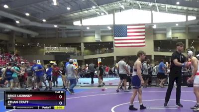 132 lbs Cons. Round 3 - Brice Lozinsky, OK vs Ethan Craft, MO