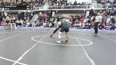 138 lbs Semifinal - Coleson Tully, Carver vs Kai Ly, Minnechaug