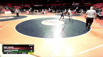 3A 215 lbs Cons. Round 2 - Eric Harris, Oak Park (O.P.-River Forest) vs Charles Walker, Joliet (Central)