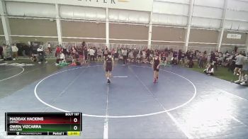 120 lbs Champ. Round 2 - Maddax Hacking, Uintah vs Owen Vizcarra, Westlake