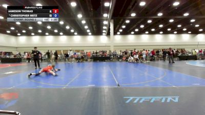 113 lbs Champ. Round 2 - Jameson Thomas, AL vs Christopher Metz, GA