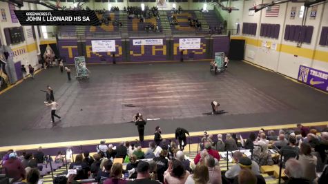 John I. Leonard HS SA "Greenacres FL" at 2026 WGI Guard Charlotte Regional+