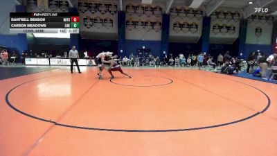 184 lbs Cons. Semi - Dantrell Benson, Noke Wrestling RTC vs Carson Meadows, Liberty