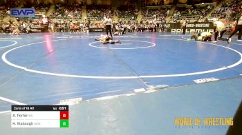 61 lbs Consi Of 16 #2 - Adalynn Porter, Willard Youth Wrestling vs Hadley Slabaugh, Harlem Huskies WC