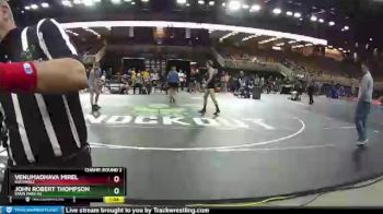 132 lbs Champ. Round 2 - John Robert Thompson, Spain Park Hs vs Venumadhava Mirel, Buchholz