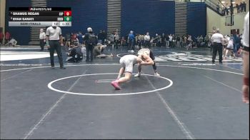 133 lbs Semifinal - Shamus Regan, Lake Highland Prep vs Evan Sanati, Brentsville