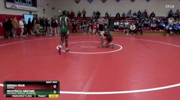 135 lbs Champ. Round 2 - Richtricia Gbeynie, Columbus Catholic, Waterloo vs Sienna Fehr, Algona