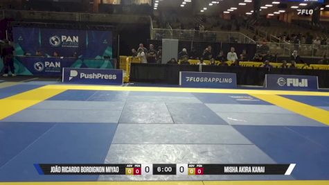 Misha Akira Kanai vs João Ricardo Bordignon Miyao 2025 Pan Jiu Jitsu IBJJF Championship