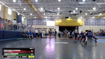 138 lbs Cons. Round 2 - Matthew Mahnken, Desoto Central vs Josiah Skidmore, French Camp Academy