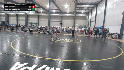 115 lbs Semifinal - Ben Jordan, Uniontown vs Hunter Johnson, Chambersburg