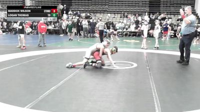 81 lbs Rr Rnd 2 - Maddox Wilson, CT Whale Orca - ESE vs Logan Thomas, Triumph Blue ESE