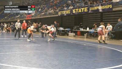 150 lbs Semifinal - Aiden Rafferty, Brookville vs Jaxson Wentzell, Wallenpaupack