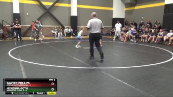 46 lbs Round 2 (4 Team) - Sawyer Phillips, Female Elite Wrestling vs Mckenna Goth, Minnesota Storm 2